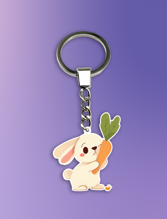 Rabbit with a carrot