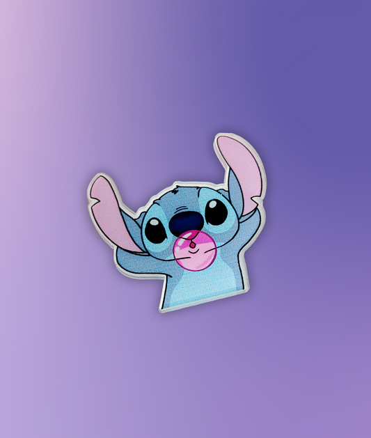 Stitch With bubblegum Pin