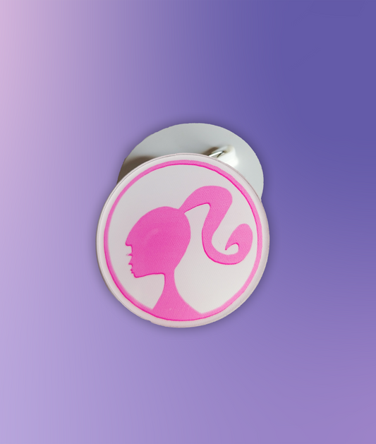 Barbie logo Pin