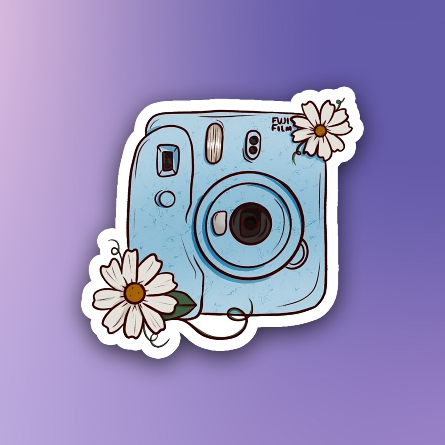 Blue Camera Pin
