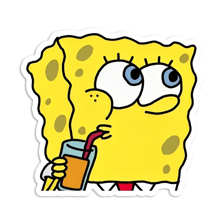 SPONGEBOB with Drink
