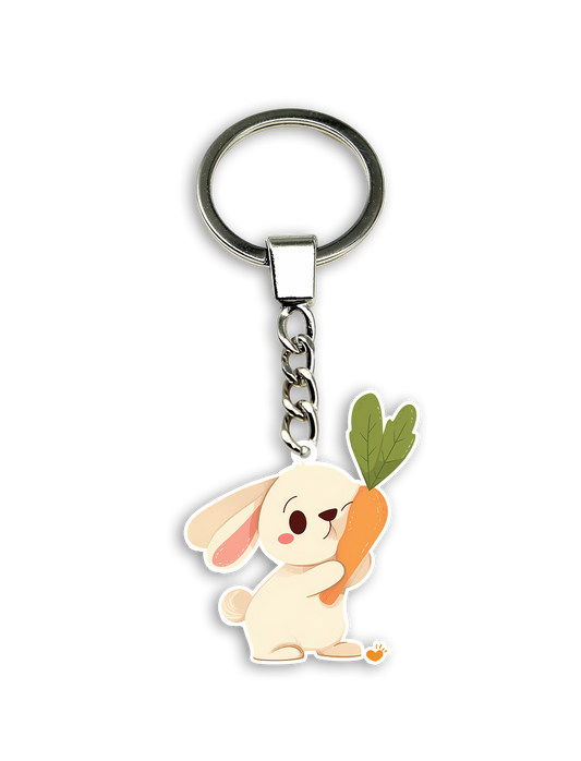 Rabbit with a carrot