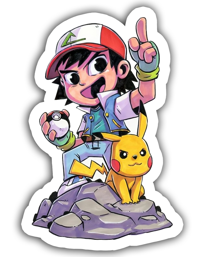 Ash Ketchum With Pikachu