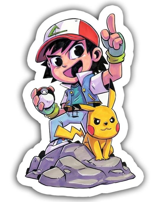 Ash Ketchum With Pikachu