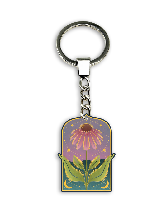 Coneflowers Keychain