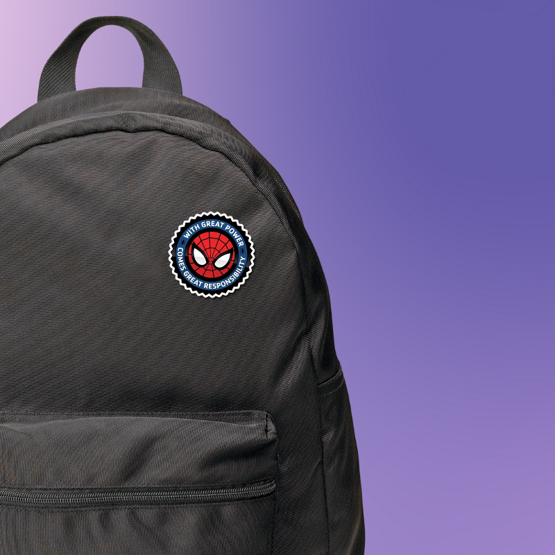 Spiderman pin