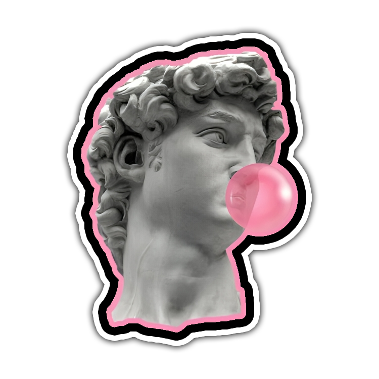 David and bubble gum