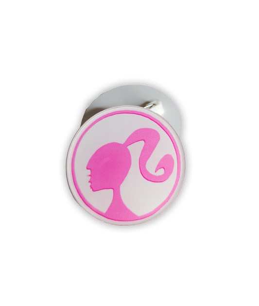 Barbie logo Pin