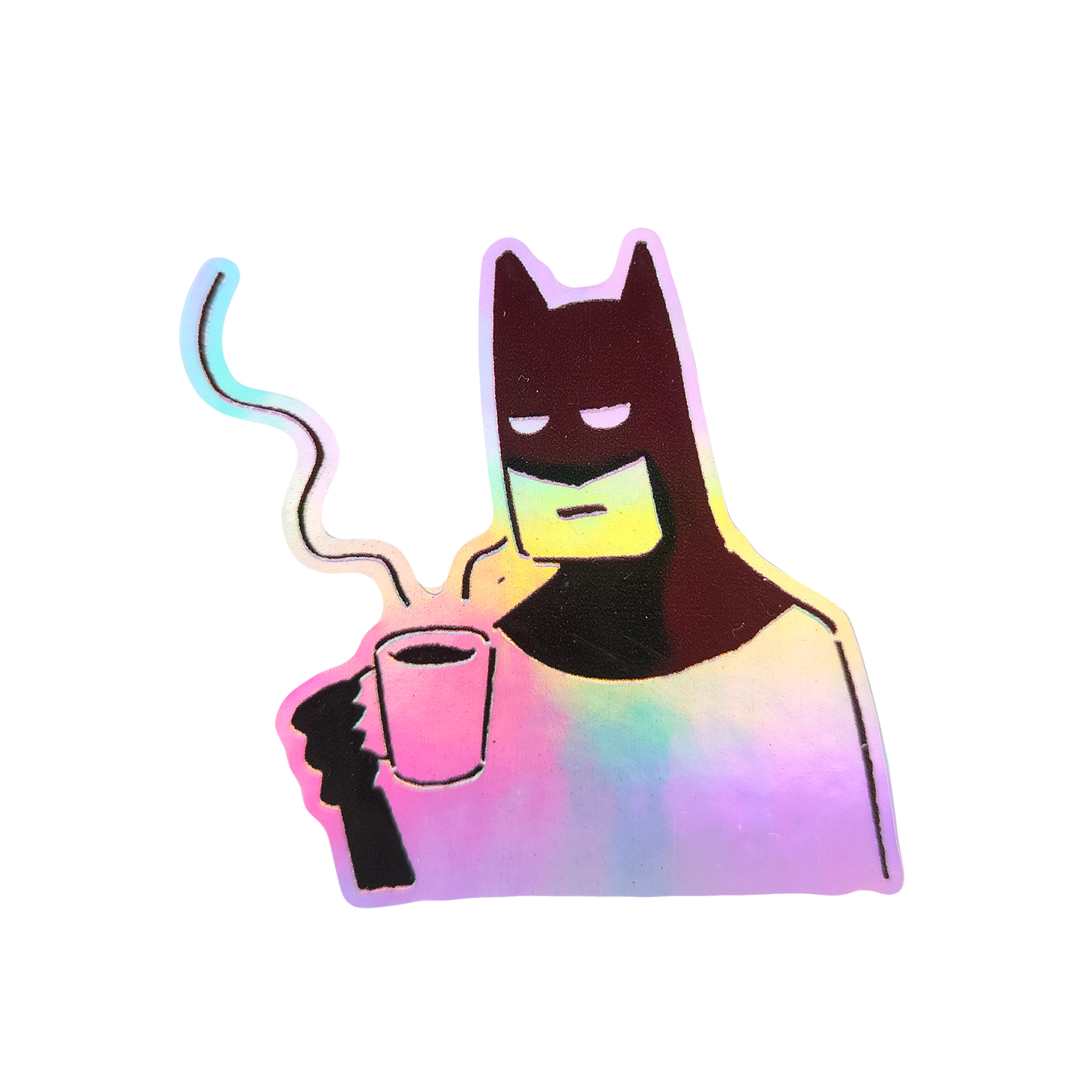 BATMan with his Drink Holographic 3D