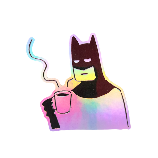 BATMan with his Drink Holographic 3D