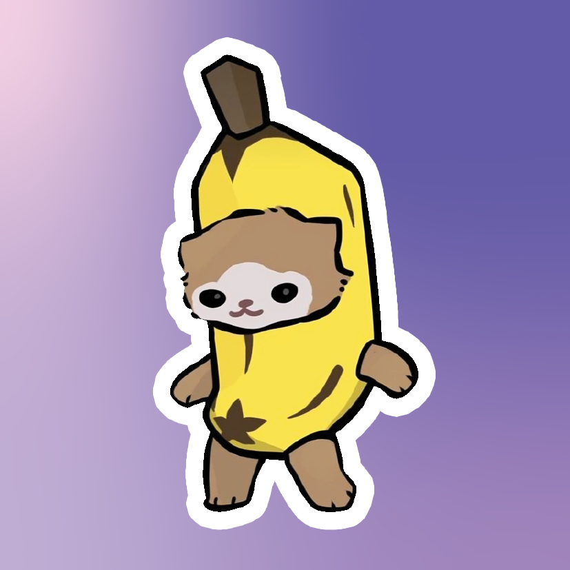 Banana Cat Sticker