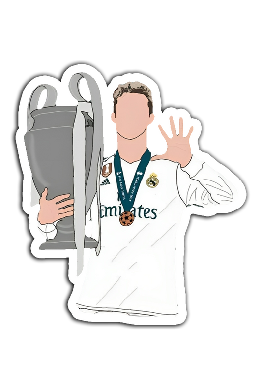 Cristiano Ronaldo with the cup