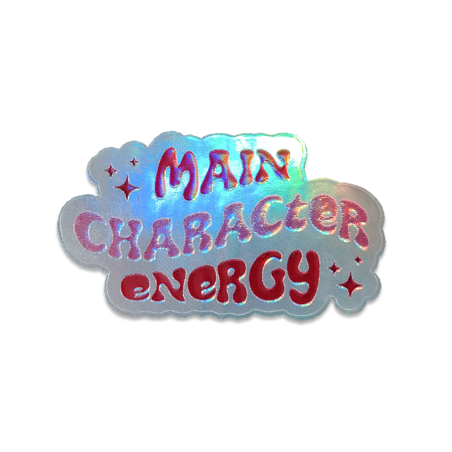 Main Character Energy Holographic 3D