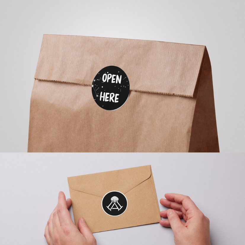 Custom paper sticker sheet