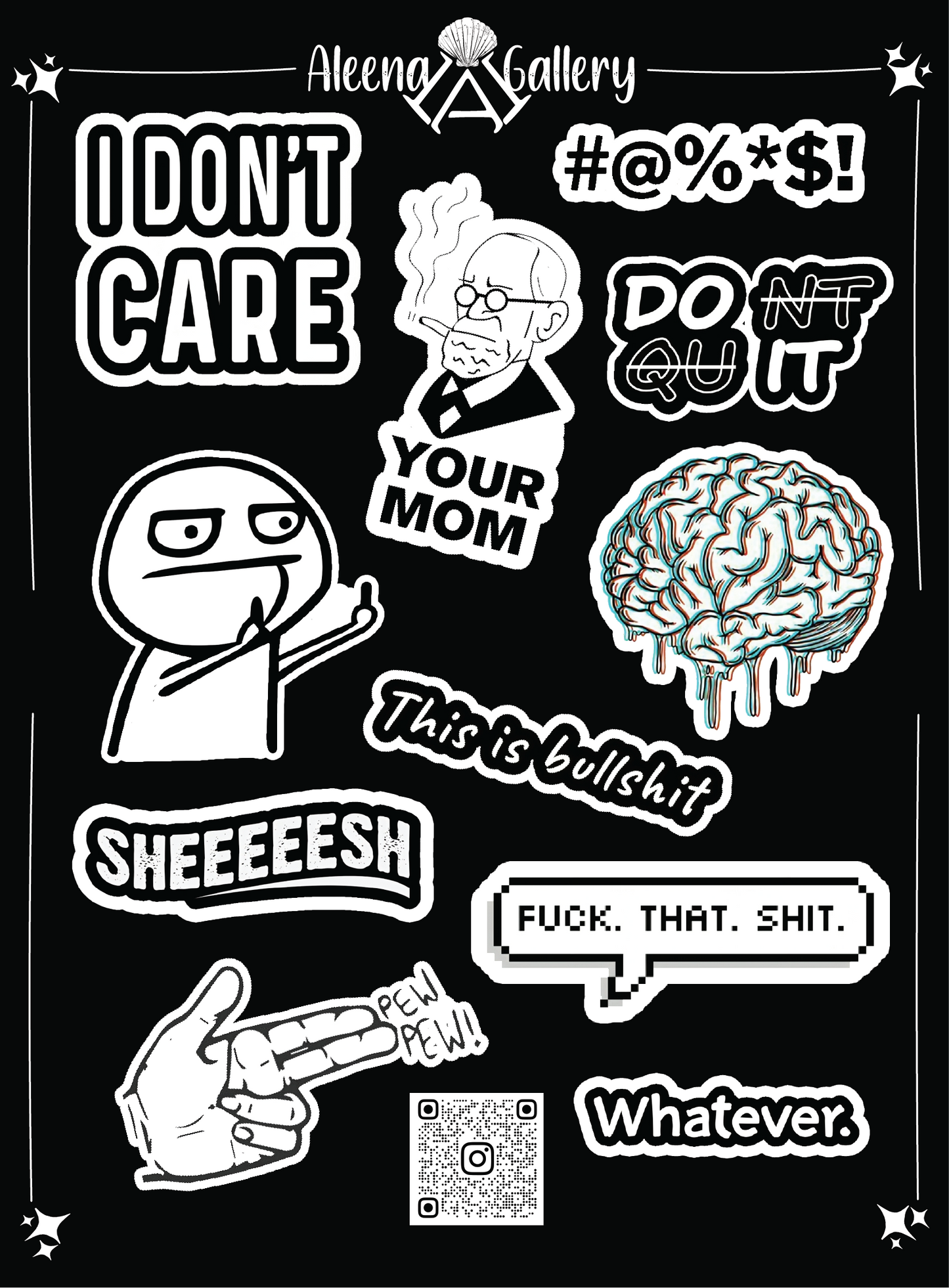 Shit Sheet Holographic 3D