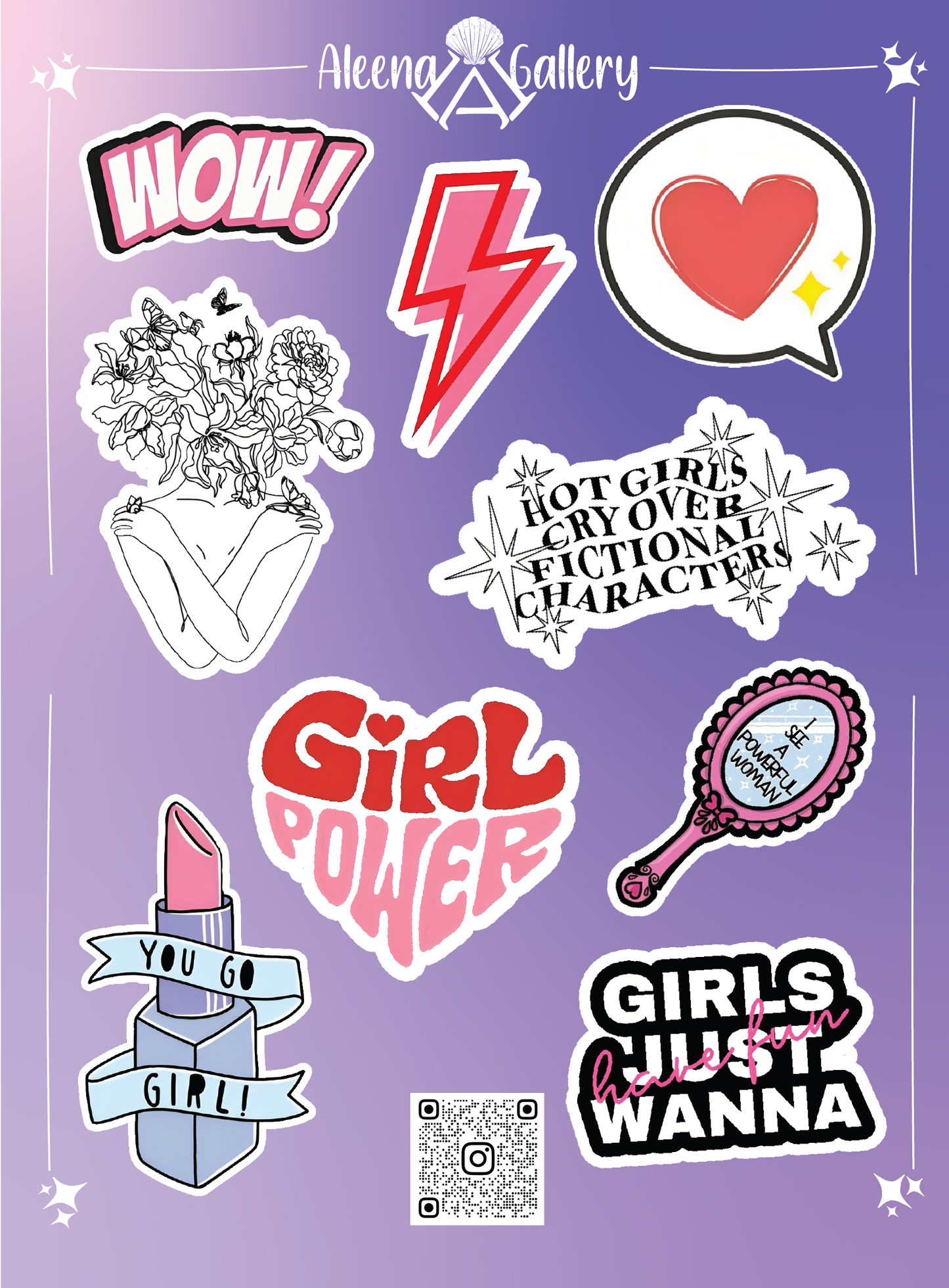 Girls Sheet Holographic 3D