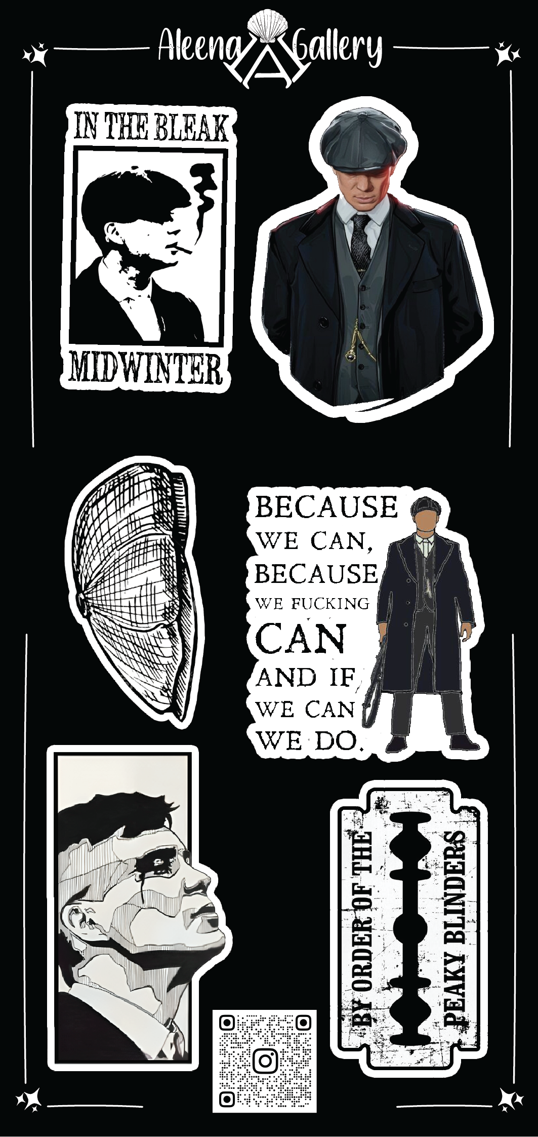 Peaky Blinders Sheet Holographic 3D