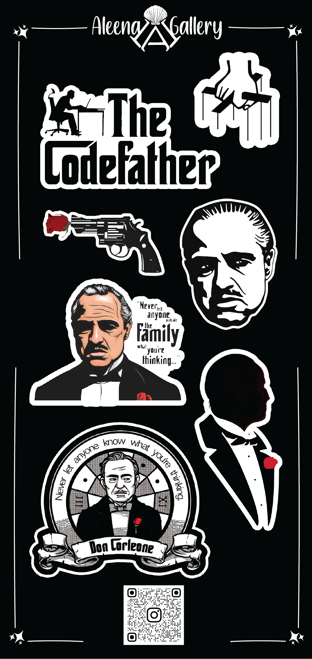 The Godfather Sheet Holographic 3D