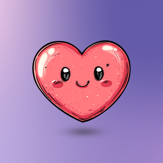 Cute Heart Coaster