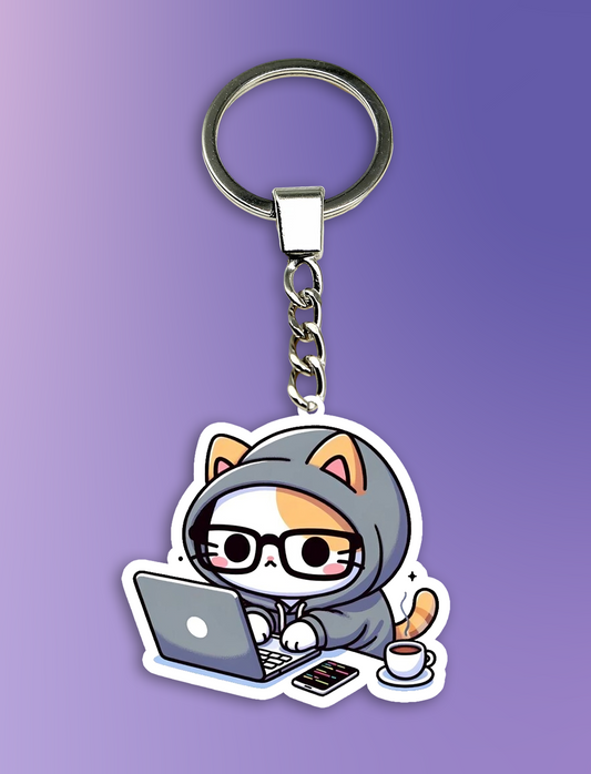 Cute Cat Working