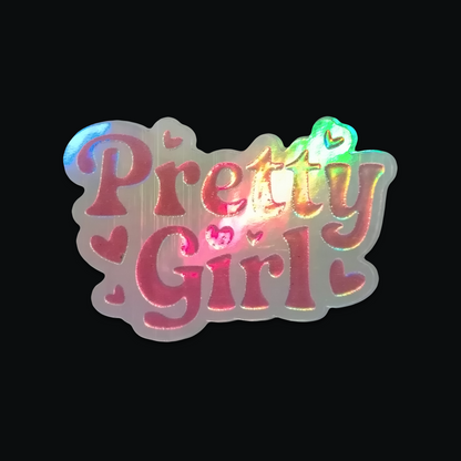 Pretty Girl Holographic 3D