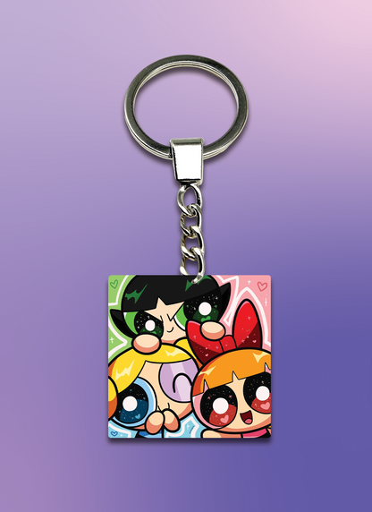 Powerpuff Girlssss Keychain