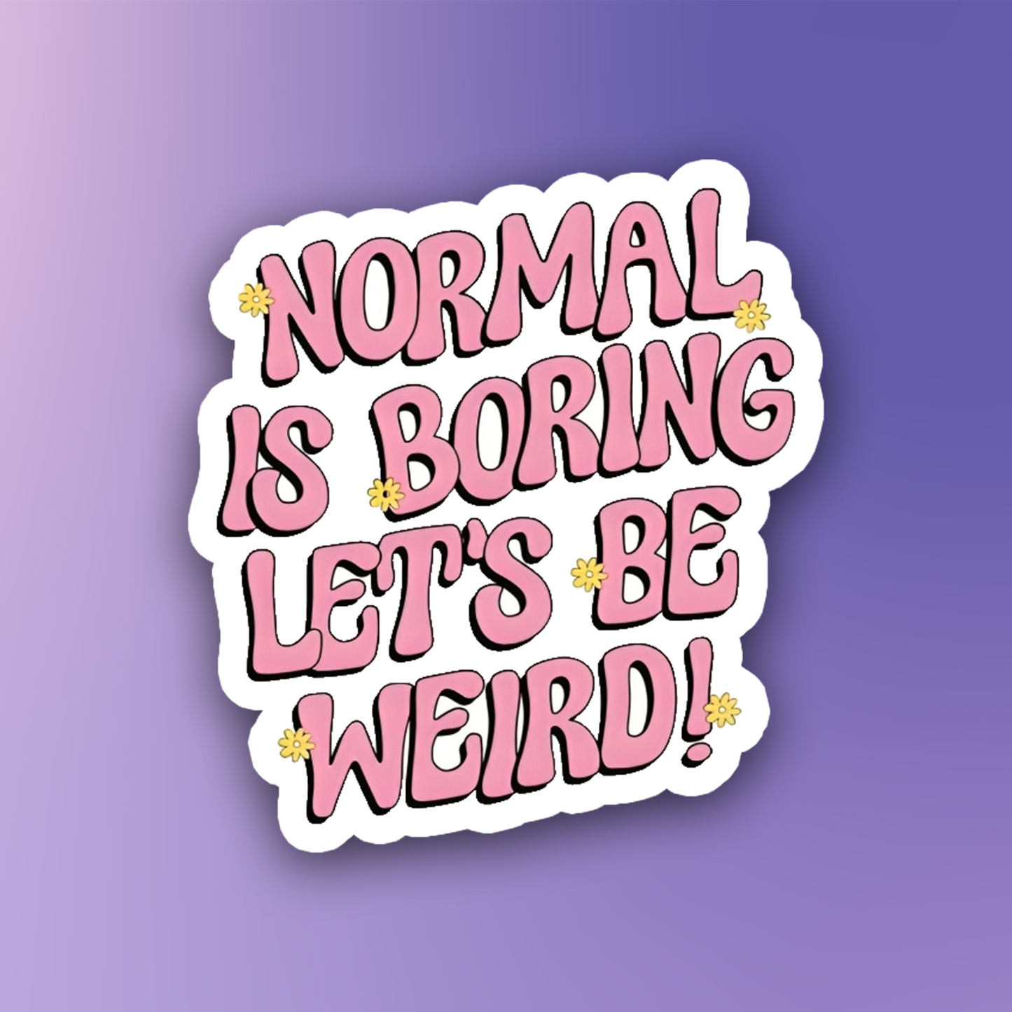 Normal is Boring Pin