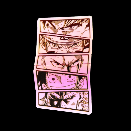 Goku, Naruto, Saitama, Luffy and All Might Holographic 3D