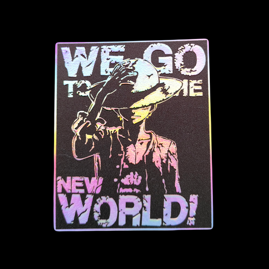 WE GO TO THE NEW WORLD Holographic 3D