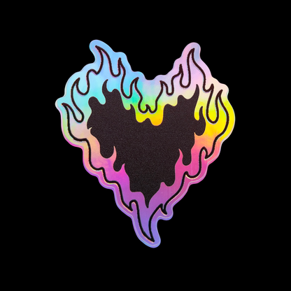 Burning Heart Holographic 3D