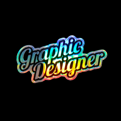 Graphic Designer Holographic 3D