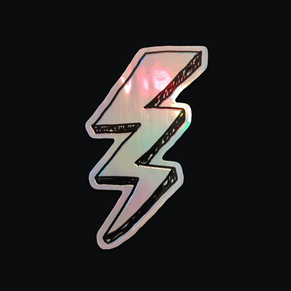Lightning Bolt Holographic 3D