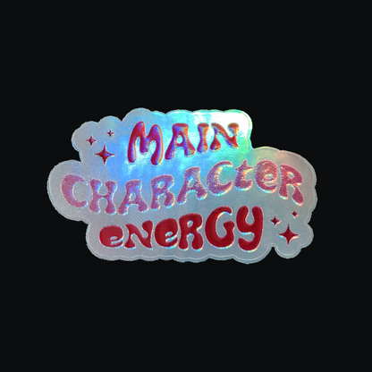 Main Character Energy Holographic 3D