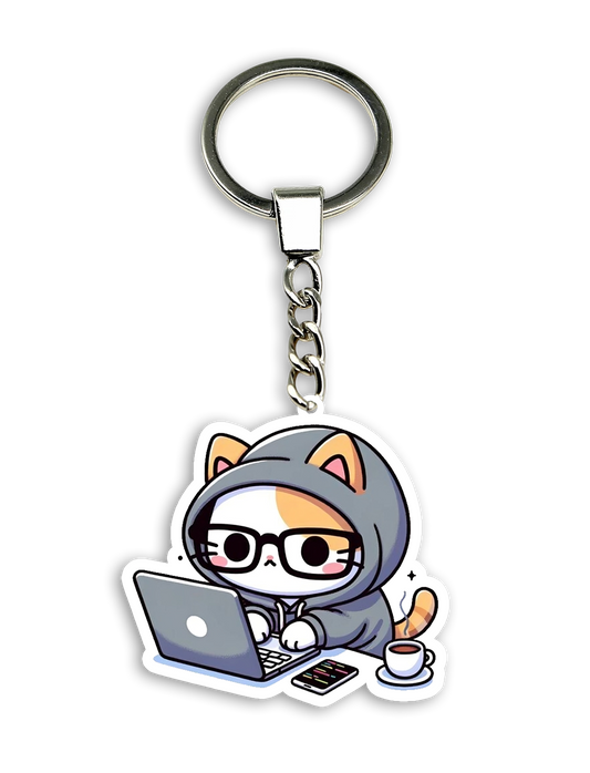 Cute Cat Working