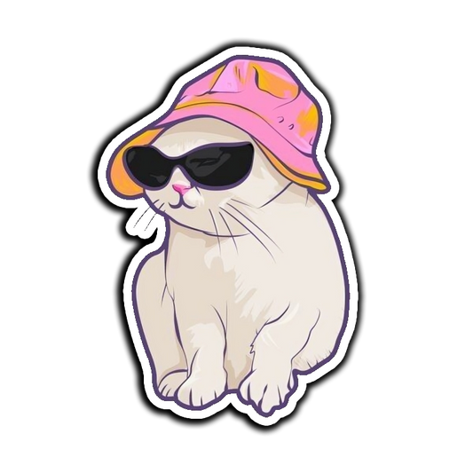 Stylish Cat Sticker