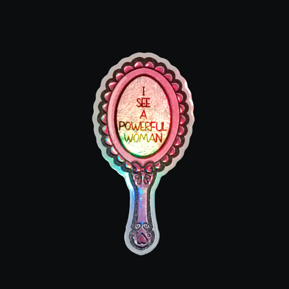 I see A Powerful Women Holographic 3D