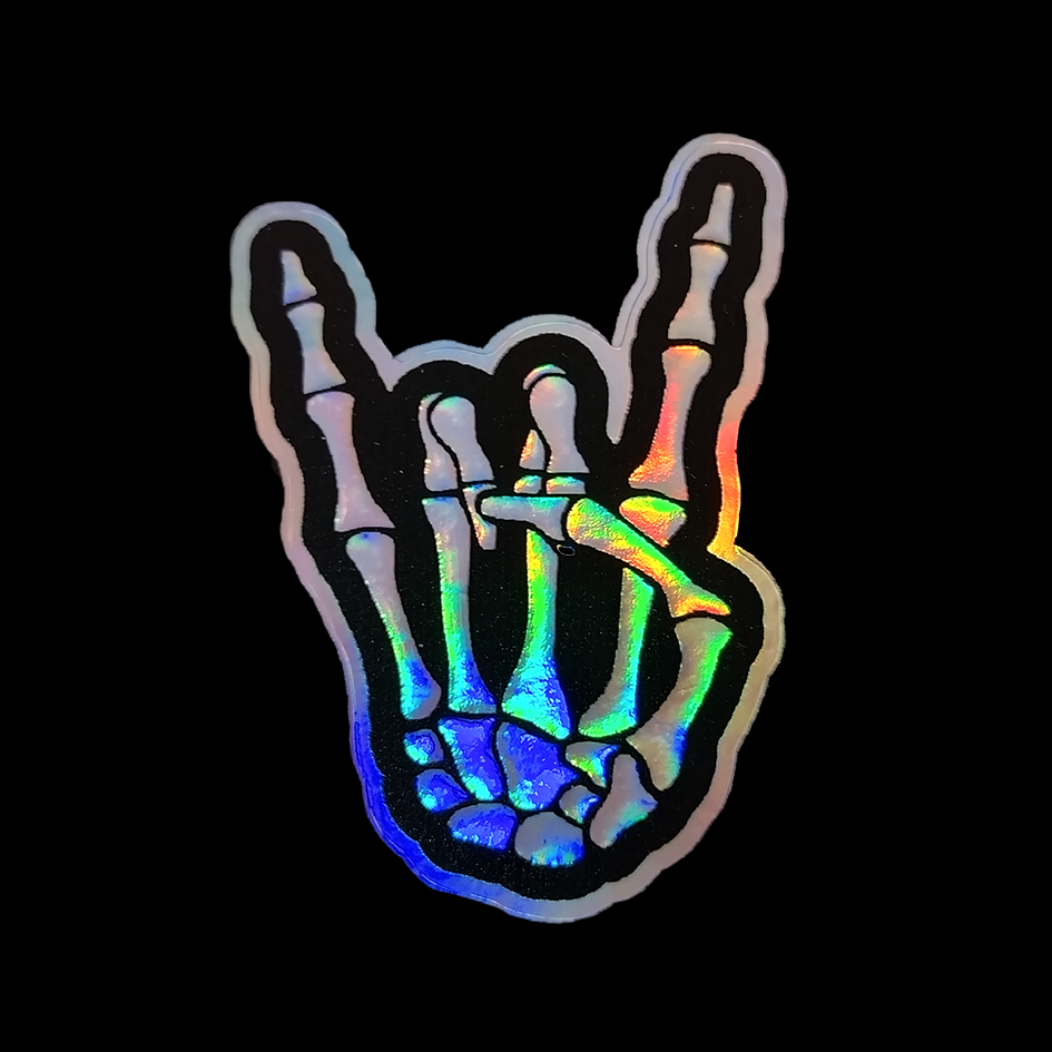 Rock Skeleton Holographic 3D