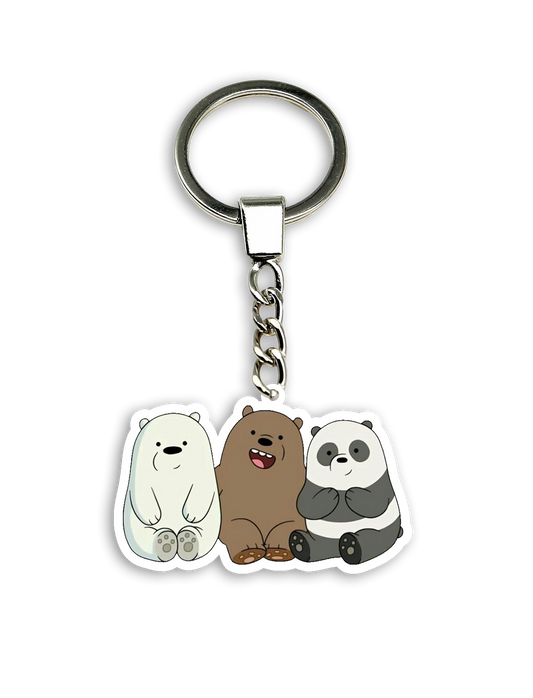 Cute We Bare Bears Keychain
