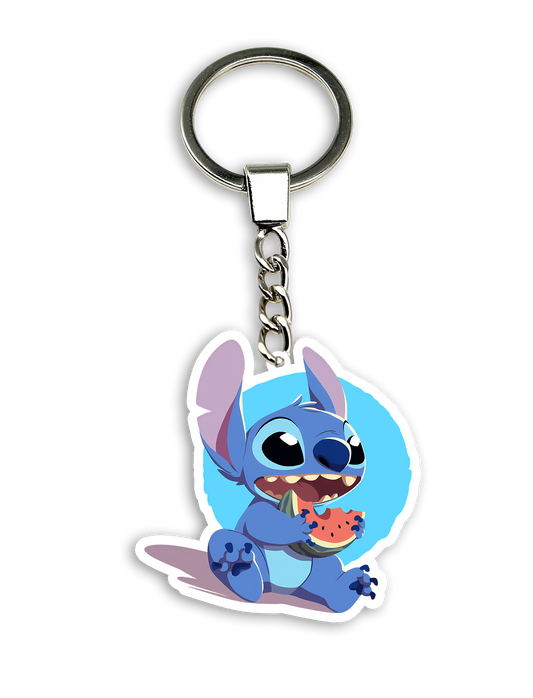 Stitch with watermelon