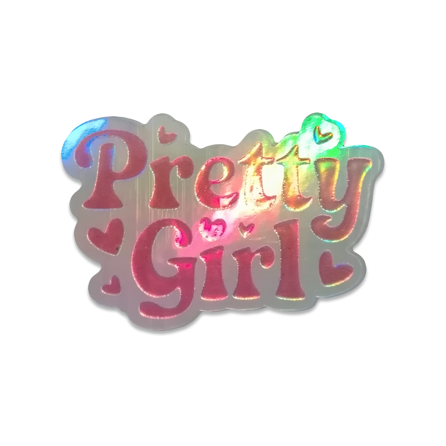 Pretty Girl Holographic 3D