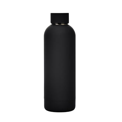 Stainless Steel Water Bottle 500ml - Black