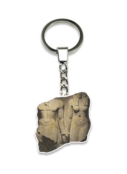 Pharaonic statue of eternal love Keychain