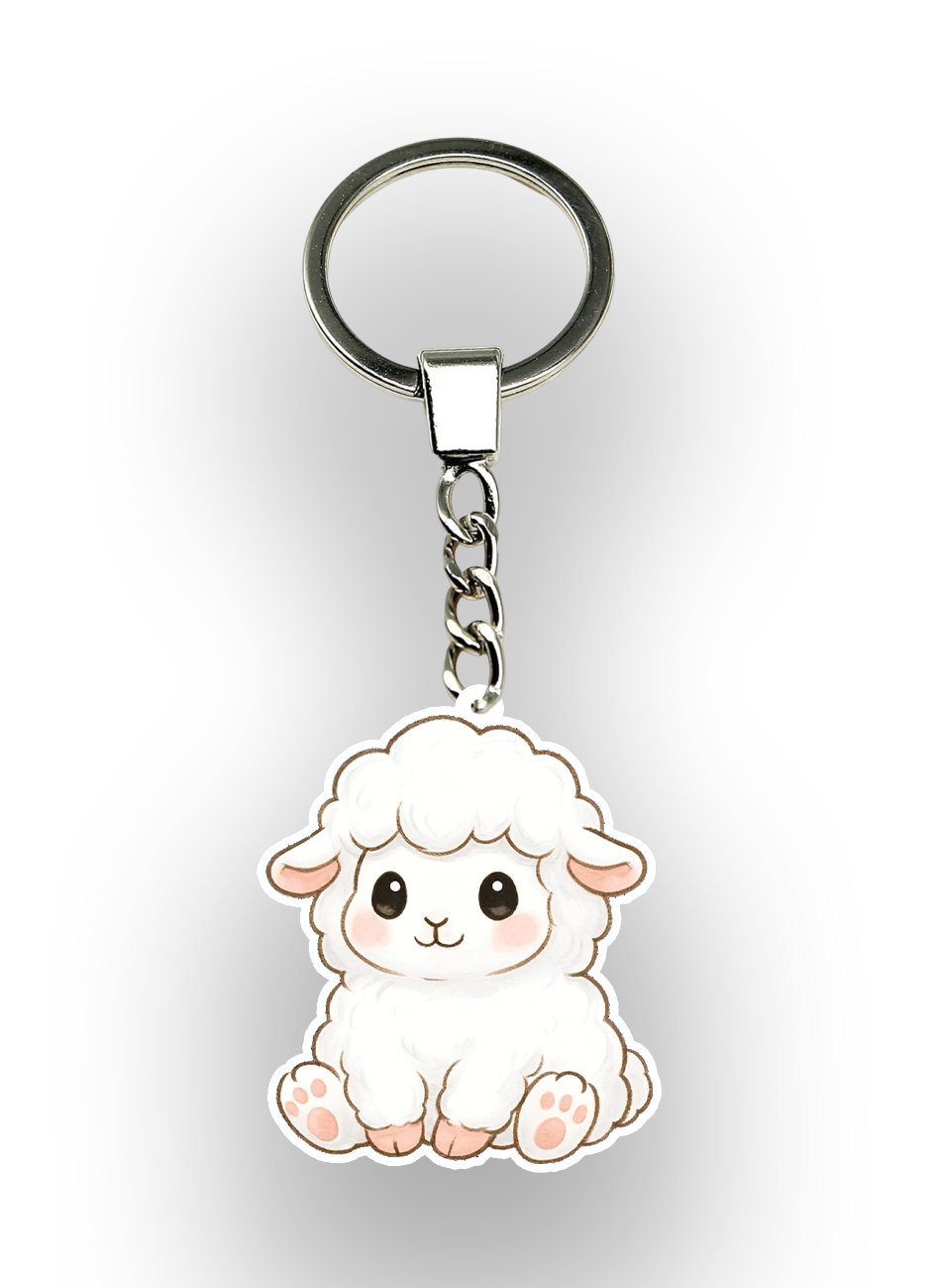Sheep Keychain