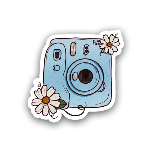 Blue Camera Pin