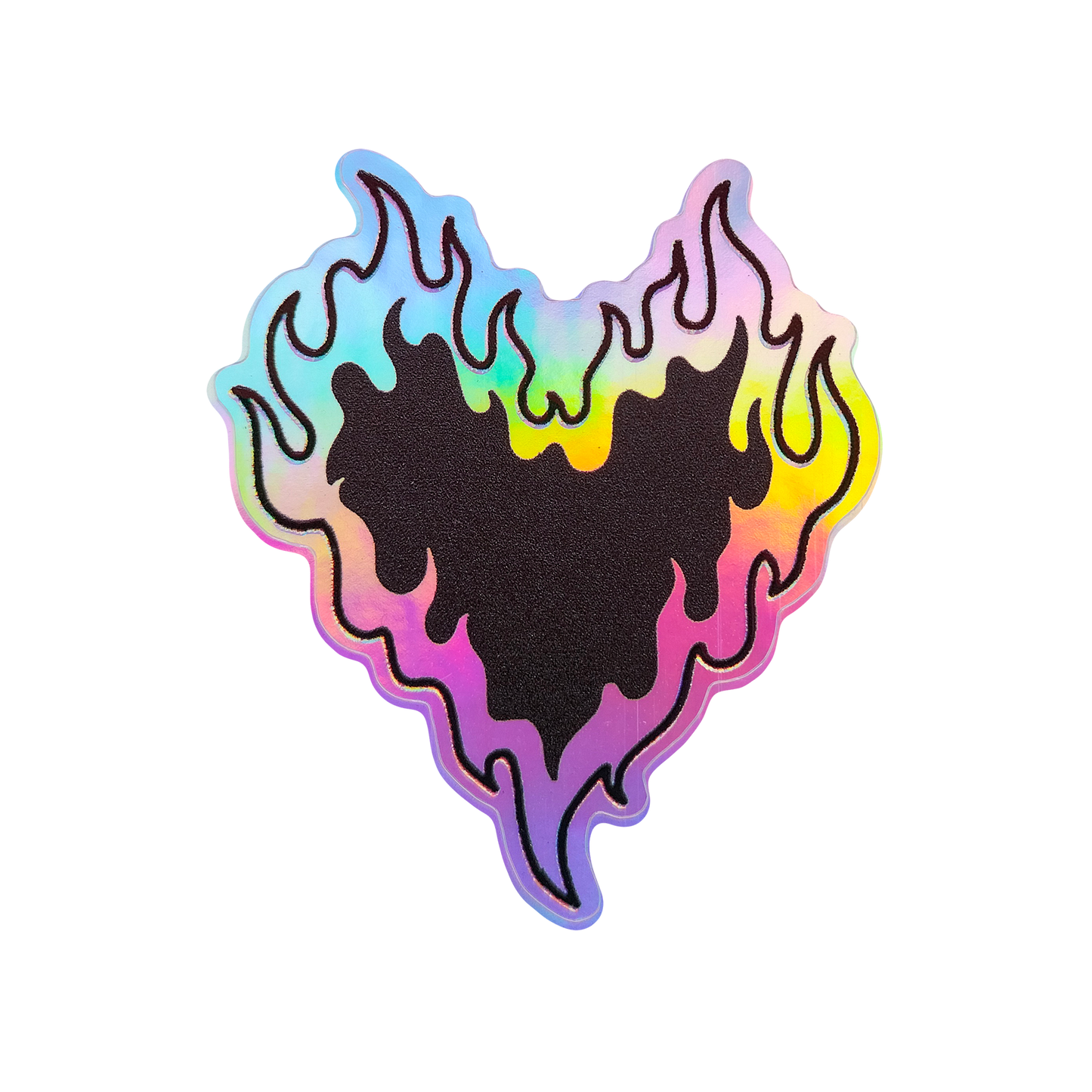 Burning Heart Holographic 3D