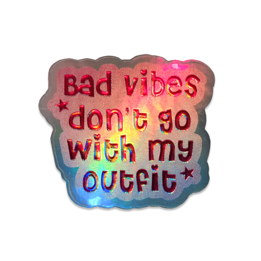 Bad Vibes Don't go Holographic 3D