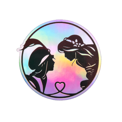 Jasmine & Aladdin Holographic 3D