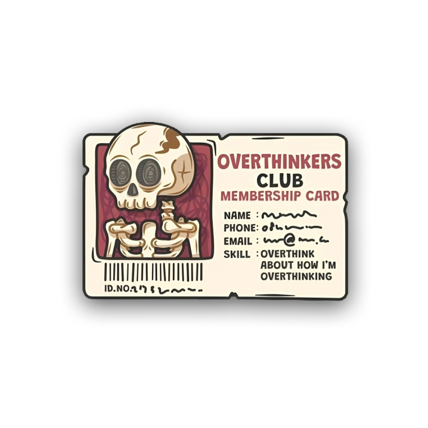 Overthinkers Club Pin