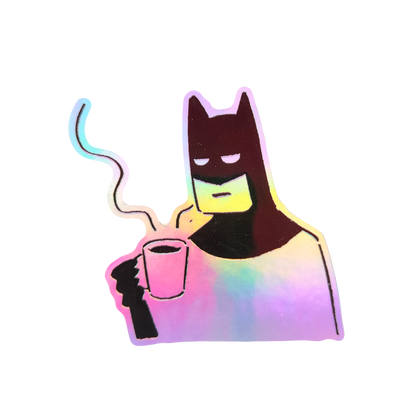 BATMan with his Drink Holographic 3D