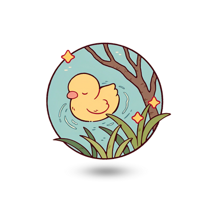 Cute Duck Coaster